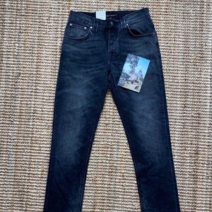 Black Nudie Jeans Brand New W/ Tag